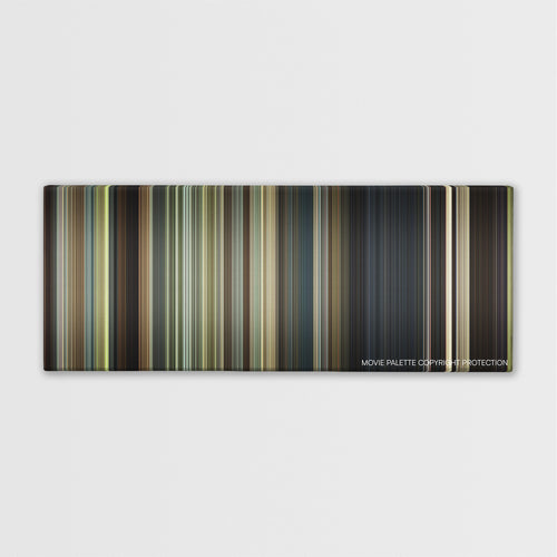Ride Along color palette canvas print: thousands of thin vertical stripes of color