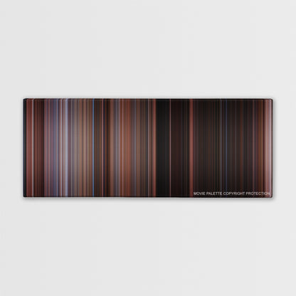 Home Alone 2: Lost in New York color palette canvas print: thousands of thin vertical stripes of color
