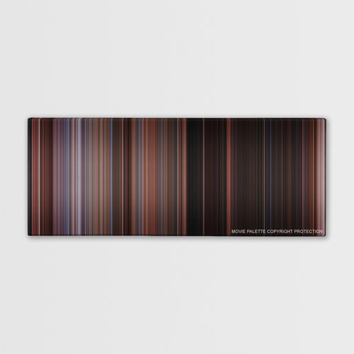 Home Alone 2: Lost in New York color palette canvas print: thousands of thin vertical stripes of color