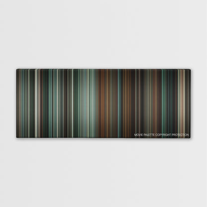 Safe color palette canvas print: thousands of thin vertical stripes of color