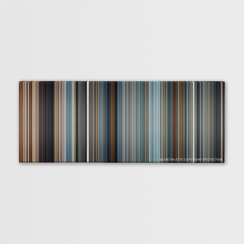 Pearl Harbor color palette canvas print: thousands of thin vertical stripes of color