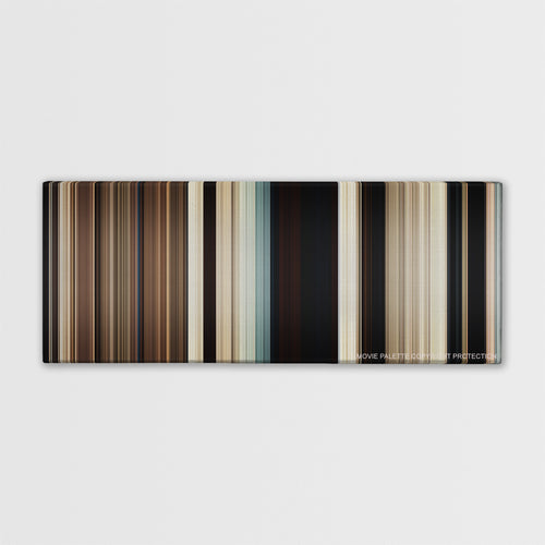 True Grit color palette canvas print: thousands of thin vertical stripes of color