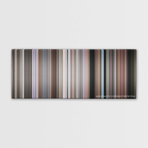 To Catch a Thief color palette canvas print: thousands of thin vertical stripes of color