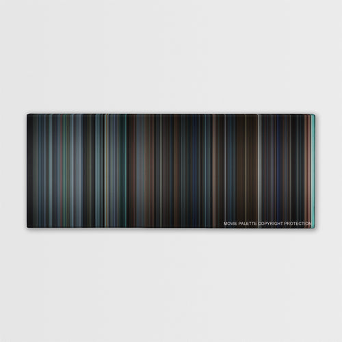 Being John Malkovich color palette canvas print: thousands of thin vertical stripes of color