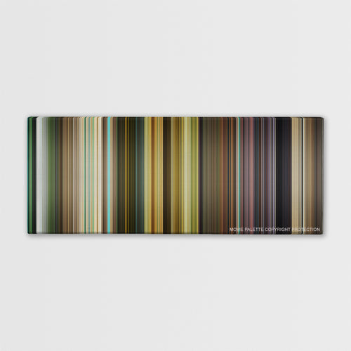 The Hangover Part III color palette canvas print: thousands of thin vertical stripes of color