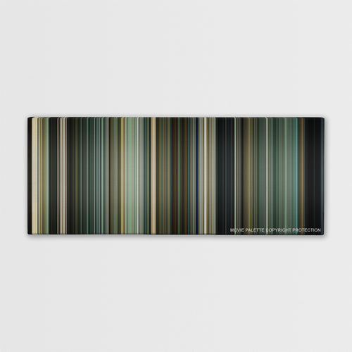 Salt color palette canvas print: thousands of thin vertical stripes of color