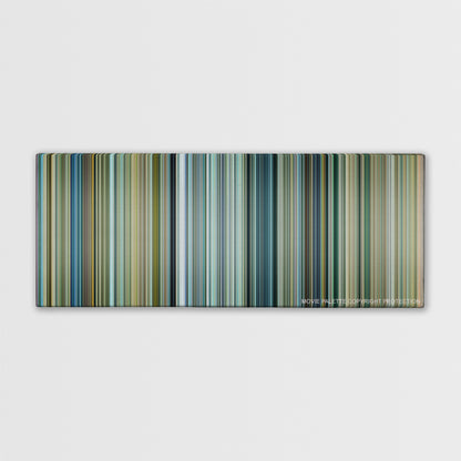 Transformers: Age of Extinction color palette canvas print: thousands of thin vertical stripes of color