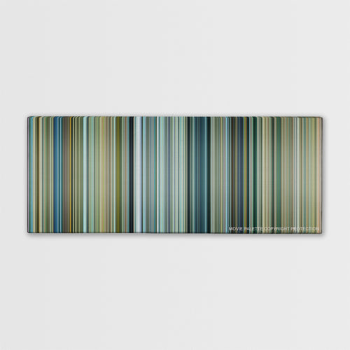 Transformers: Age of Extinction color palette canvas print: thousands of thin vertical stripes of color
