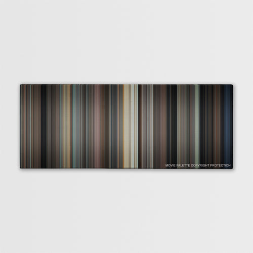 North by Northwest color palette canvas print: thousands of thin vertical stripes of color