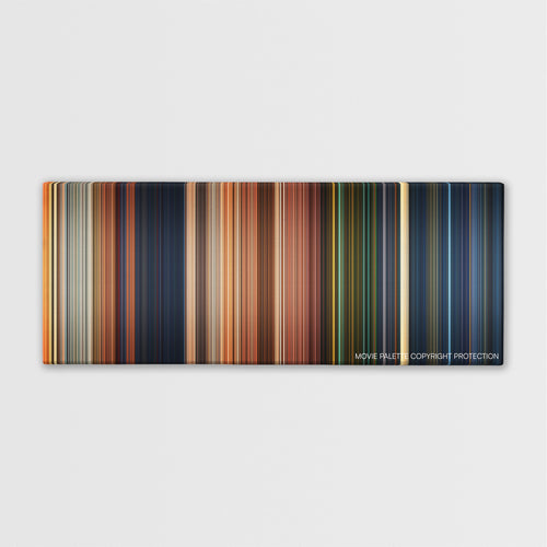 Monster House color palette canvas print: thousands of thin vertical stripes of color