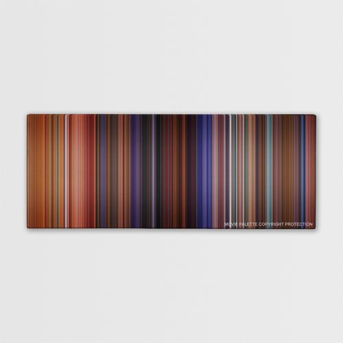 Eyes Wide Shut color palette canvas print: thousands of thin vertical stripes of color