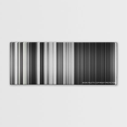 The Seventh Seal color palette canvas print: thousands of thin vertical stripes of color