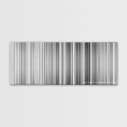 The Gold Rush color palette canvas print: thousands of thin vertical stripes of color