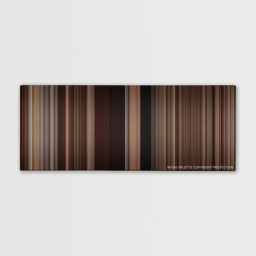 3:10 to Yuma color palette canvas print: thousands of thin vertical stripes of color