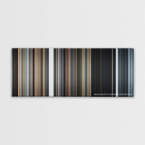 The 5th Wave color palette canvas print: thousands of thin vertical stripes of color