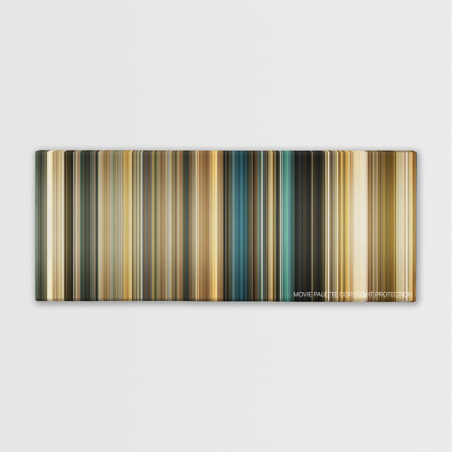 Faster color palette canvas print: thousands of thin vertical stripes of color