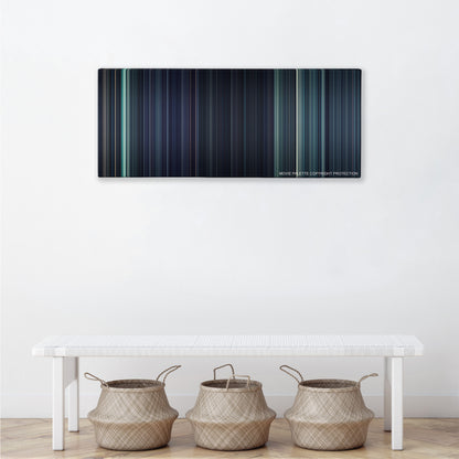 Underworld: Awakening color palette canvas above a white bench with three woven baskets