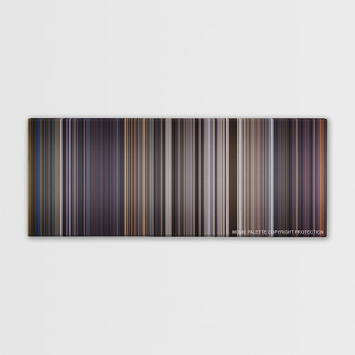 Con Air color palette canvas print: thousands of thin vertical stripes of color