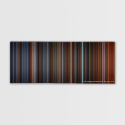 Alien3 color palette canvas print: thousands of thin vertical stripes of color
