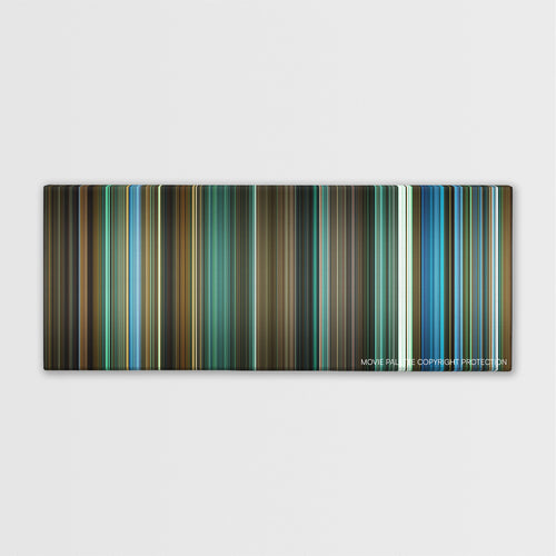 Attack the Block color palette canvas print: thousands of thin vertical stripes of color