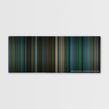 John Wick: Chapter 3 - Parabellum color palette canvas print: thousands of thin vertical stripes of color