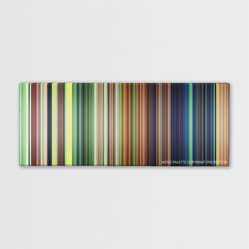 Epic color palette canvas print: thousands of thin vertical stripes of color