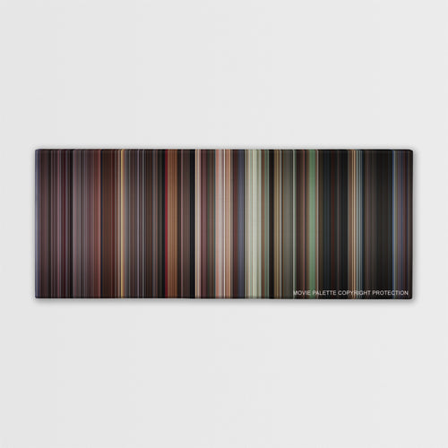Donnie Brasco color palette canvas print: thousands of thin vertical stripes of color