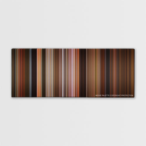 Shrek the Third color palette canvas print: thousands of thin vertical stripes of color