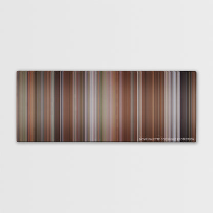 Liar Liar color palette canvas print: thousands of thin vertical stripes of color