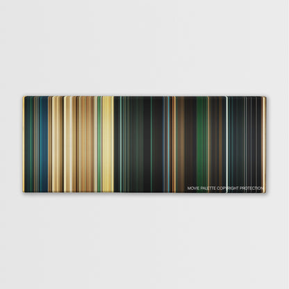 Legion color palette canvas print: thousands of thin vertical stripes of color