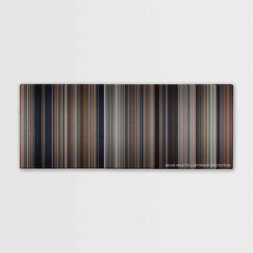 The Untouchables color palette canvas print: thousands of thin vertical stripes of color
