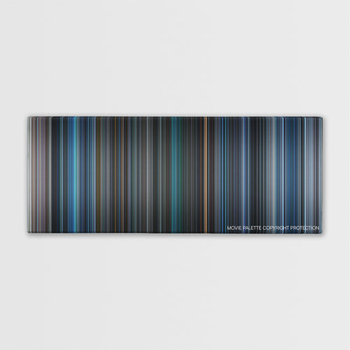 Sphere color palette canvas print: thousands of thin vertical stripes of color