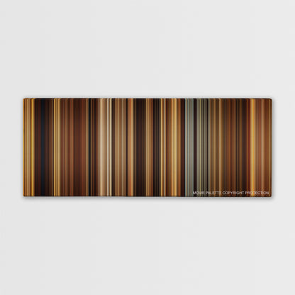 Prince of Persia: The Sands of Time color palette canvas print: thousands of thin vertical stripes of color