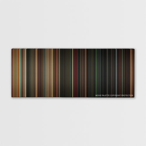 Angels & Demons color palette canvas print: thousands of thin vertical stripes of color