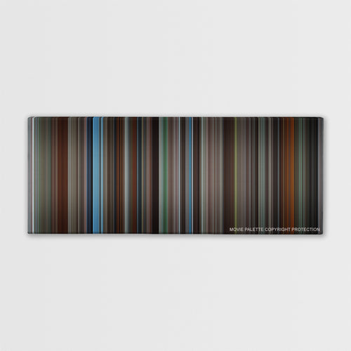 Insomnia color palette canvas print: thousands of thin vertical stripes of color