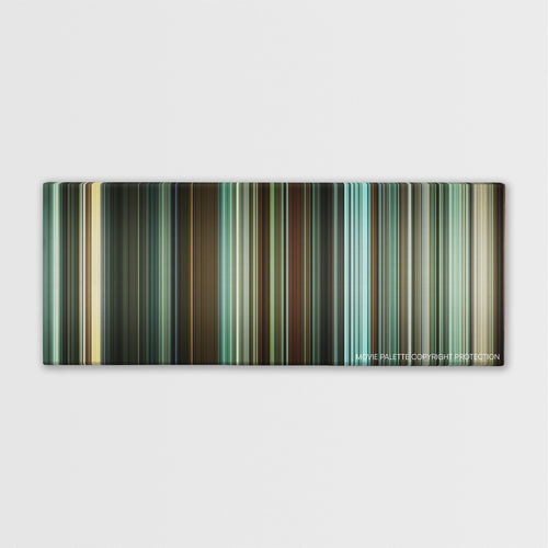 Unleashed color palette canvas print: thousands of thin vertical stripes of color
