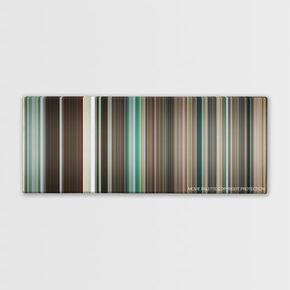 The Switch color palette canvas print: thousands of thin vertical stripes of color