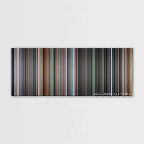 Fantastic 4: Rise of the Silver Surfer color palette canvas print: thousands of thin vertical stripes of color