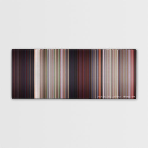2 Fast 2 Furious color palette canvas print: thousands of thin vertical stripes of color