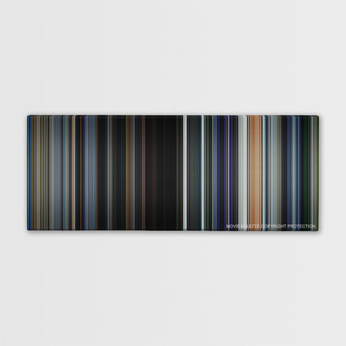 Hulk color palette canvas print: thousands of thin vertical stripes of color