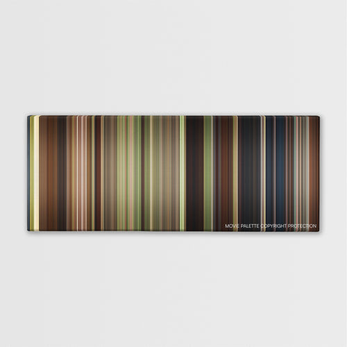 Your Highness color palette canvas print: thousands of thin vertical stripes of color