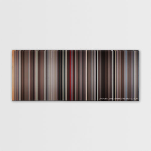 Annie Hall color palette canvas print: thousands of thin vertical stripes of color