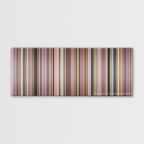 The Florida Project color palette canvas print: thousands of thin vertical stripes of color