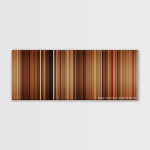 Vicky Cristina Barcelona color palette canvas print: thousands of thin vertical stripes of color