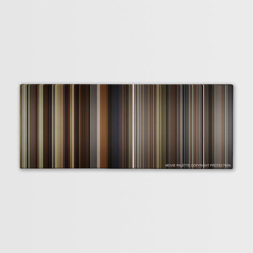 The Village color palette canvas print: thousands of thin vertical stripes of color