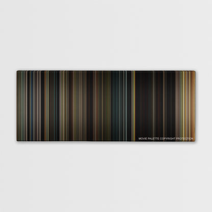 Noah color palette canvas print: thousands of thin vertical stripes of color