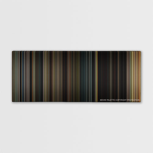 Noah color palette canvas print: thousands of thin vertical stripes of color