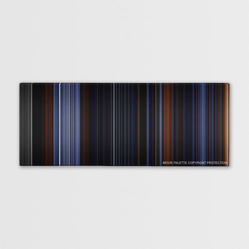 Van Helsing color palette canvas print: thousands of thin vertical stripes of color