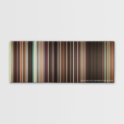 Ruby Sparks color palette canvas print: thousands of thin vertical stripes of color