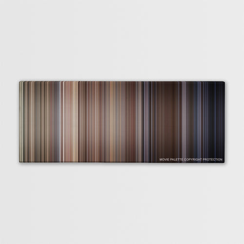Dog Day Afternoon color palette canvas print: thousands of thin vertical stripes of color